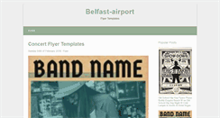 Desktop Screenshot of belfast-airport.info